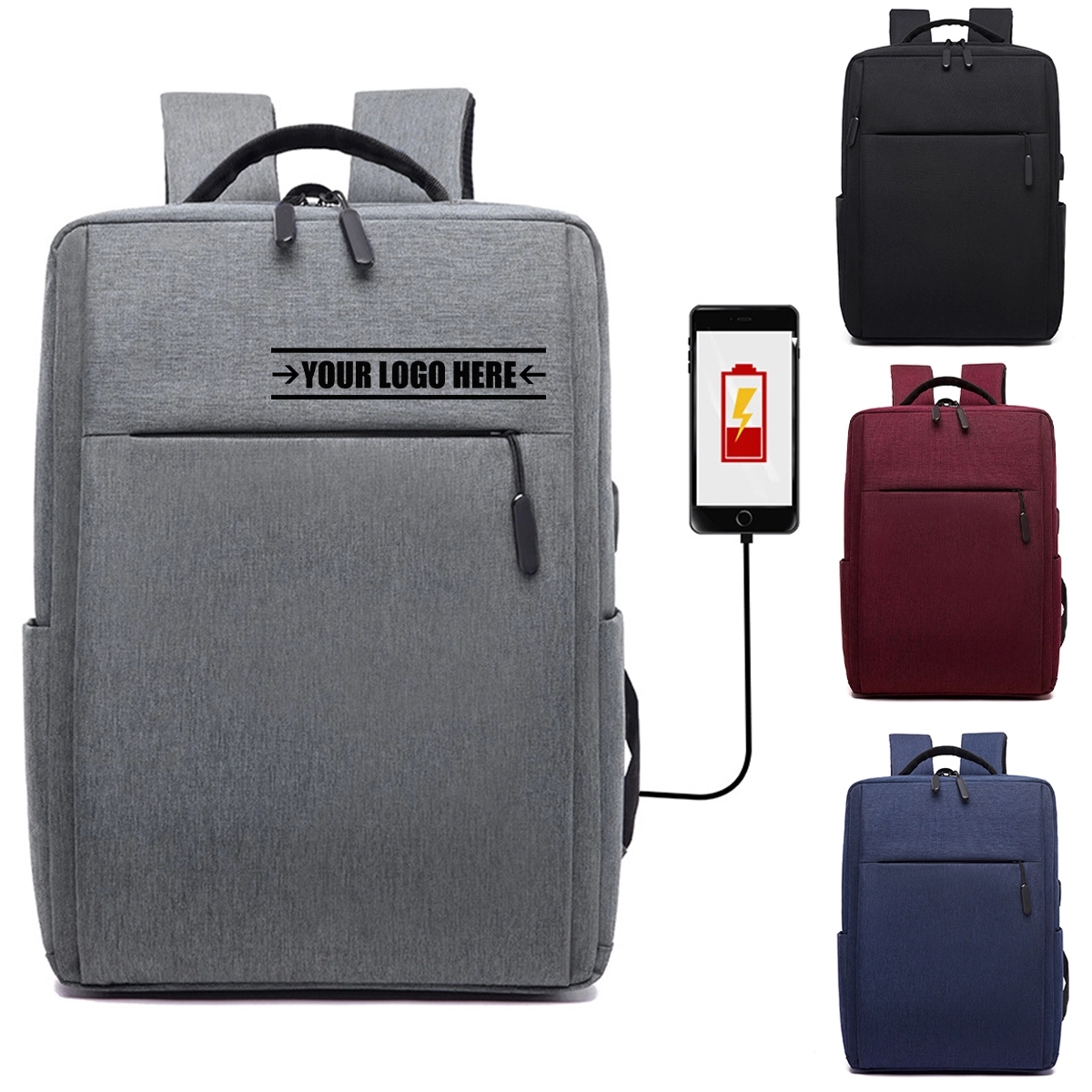 Laptop Backpack With Usb Charging Port 3