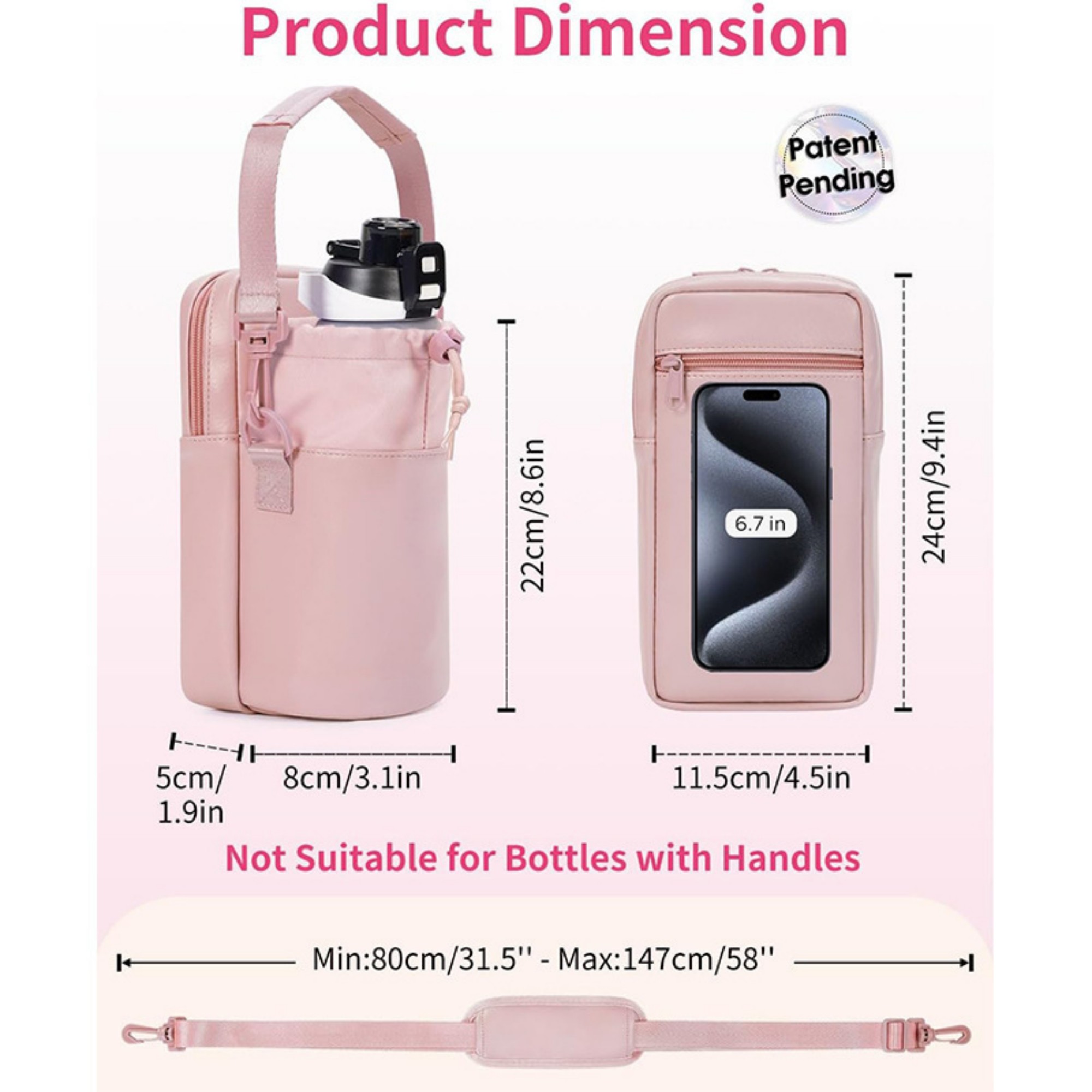 Water Bottle Holder With Strap 7