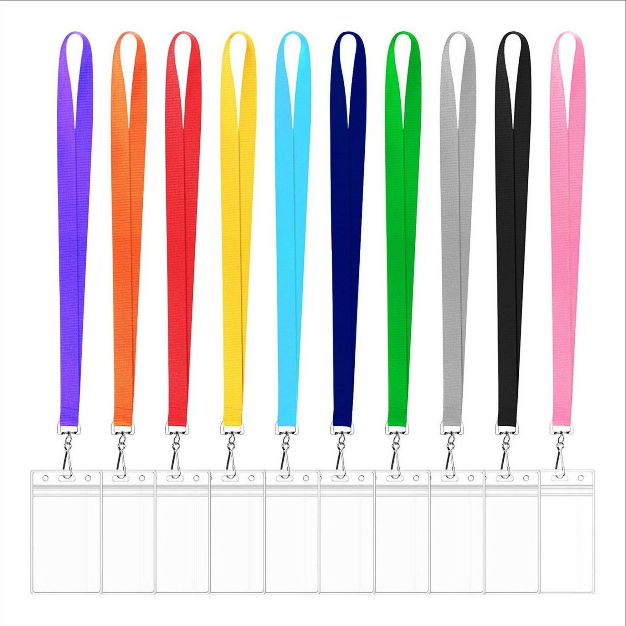 Colorful Lanyard With ID Card Holder 4