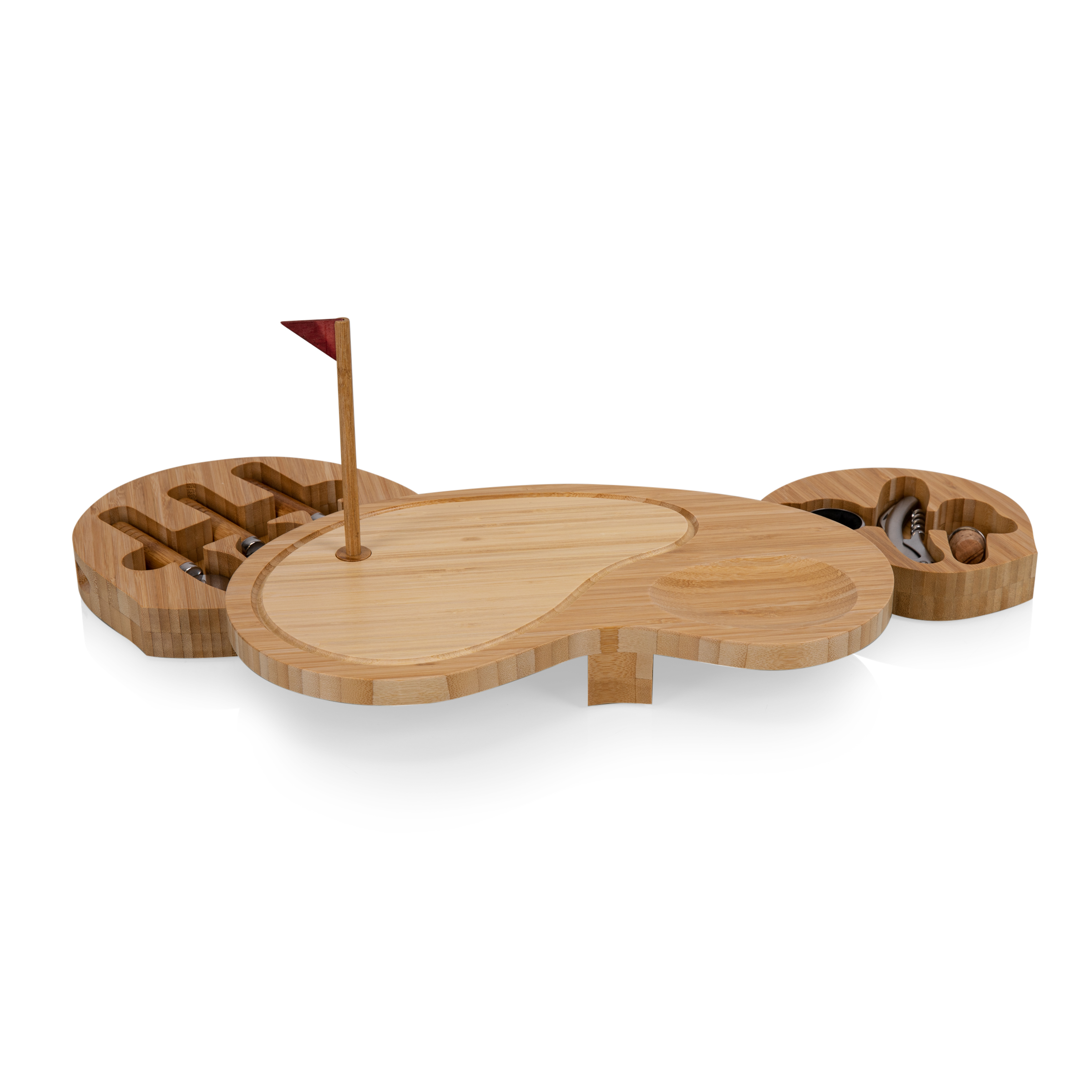 Sand Trap Golf Cheese Cutting Board & Tools Set 3