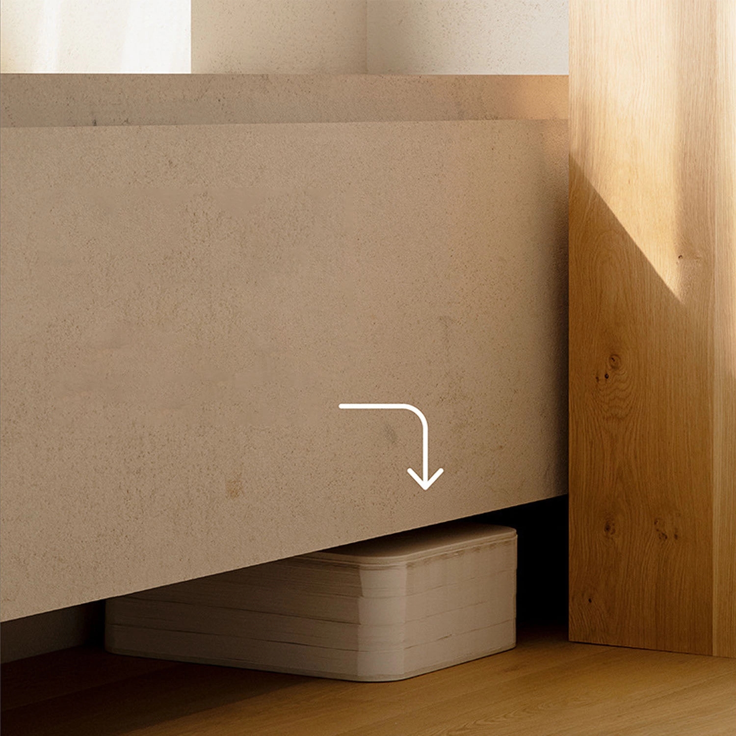 Modern Design Accordin Folding Kraft Paper Bench 5