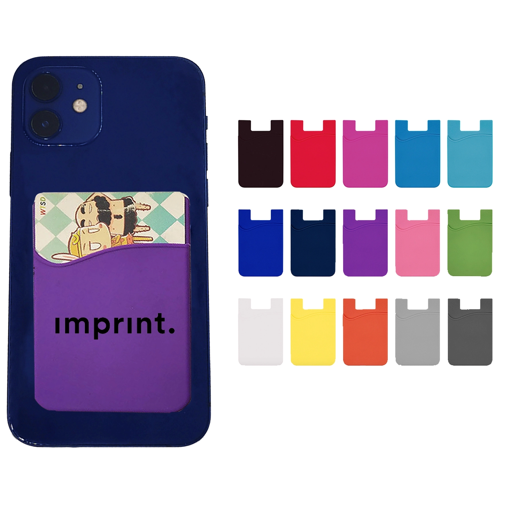 Silicone Phone Wallet Holder 1