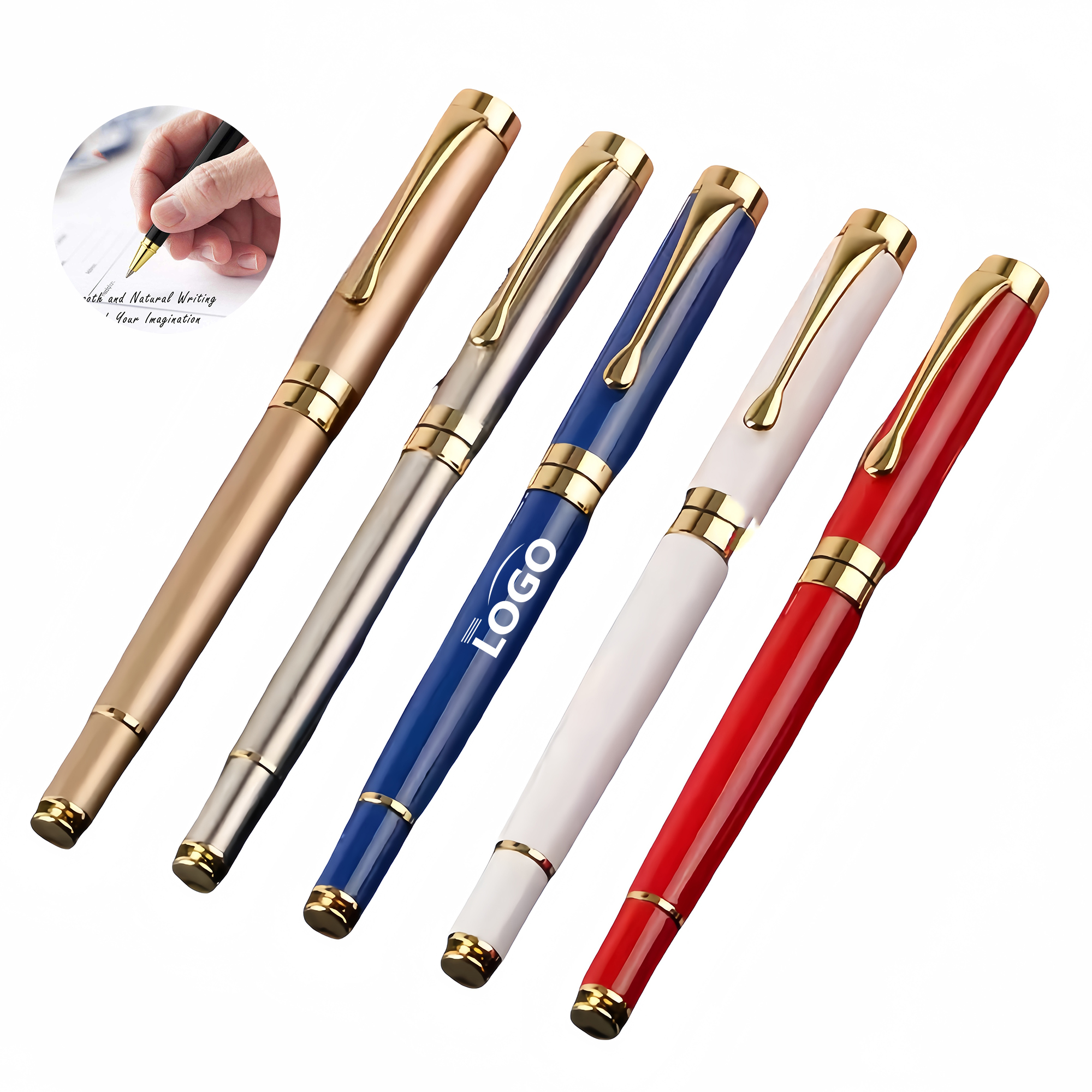 Premium Metal Pen with Personalized Logo Option 1