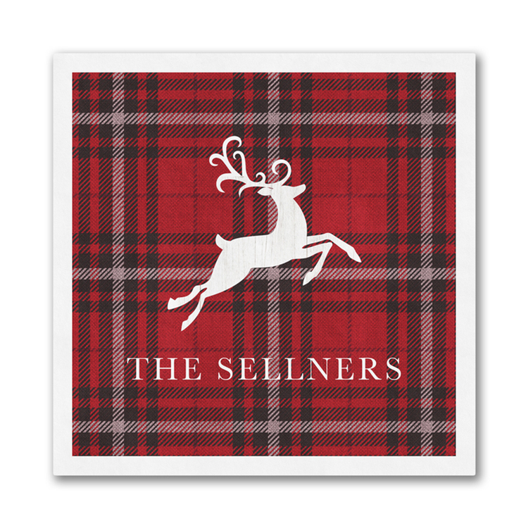 Family Plaid Luncheon Napkin 1