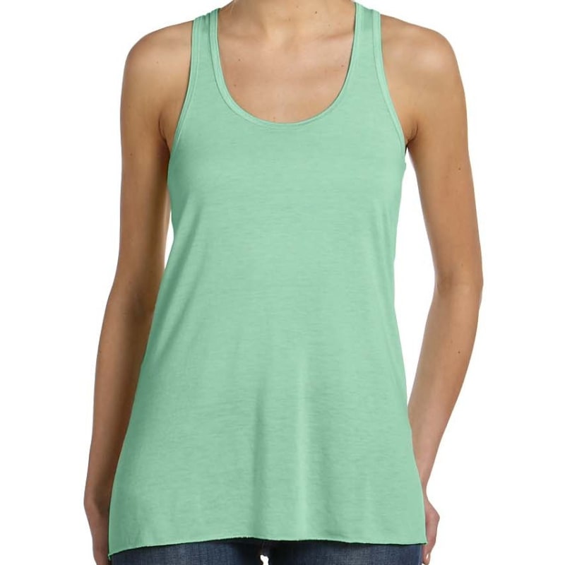 Bella Ladies Flowy Racerback Tank 20