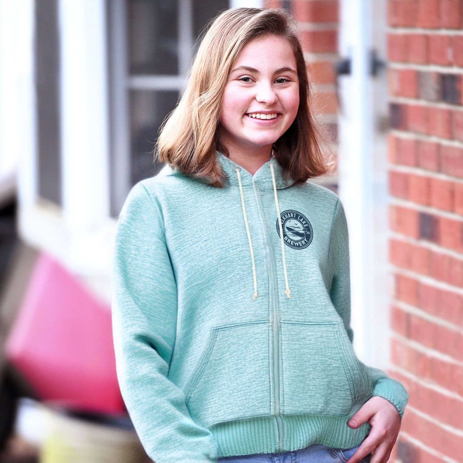 NANTUCKET ADULT FULL ZIP HOODIE - SCREEN PRINT