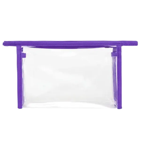 Clear Travel Toiletry Pouch 7.5x5 9