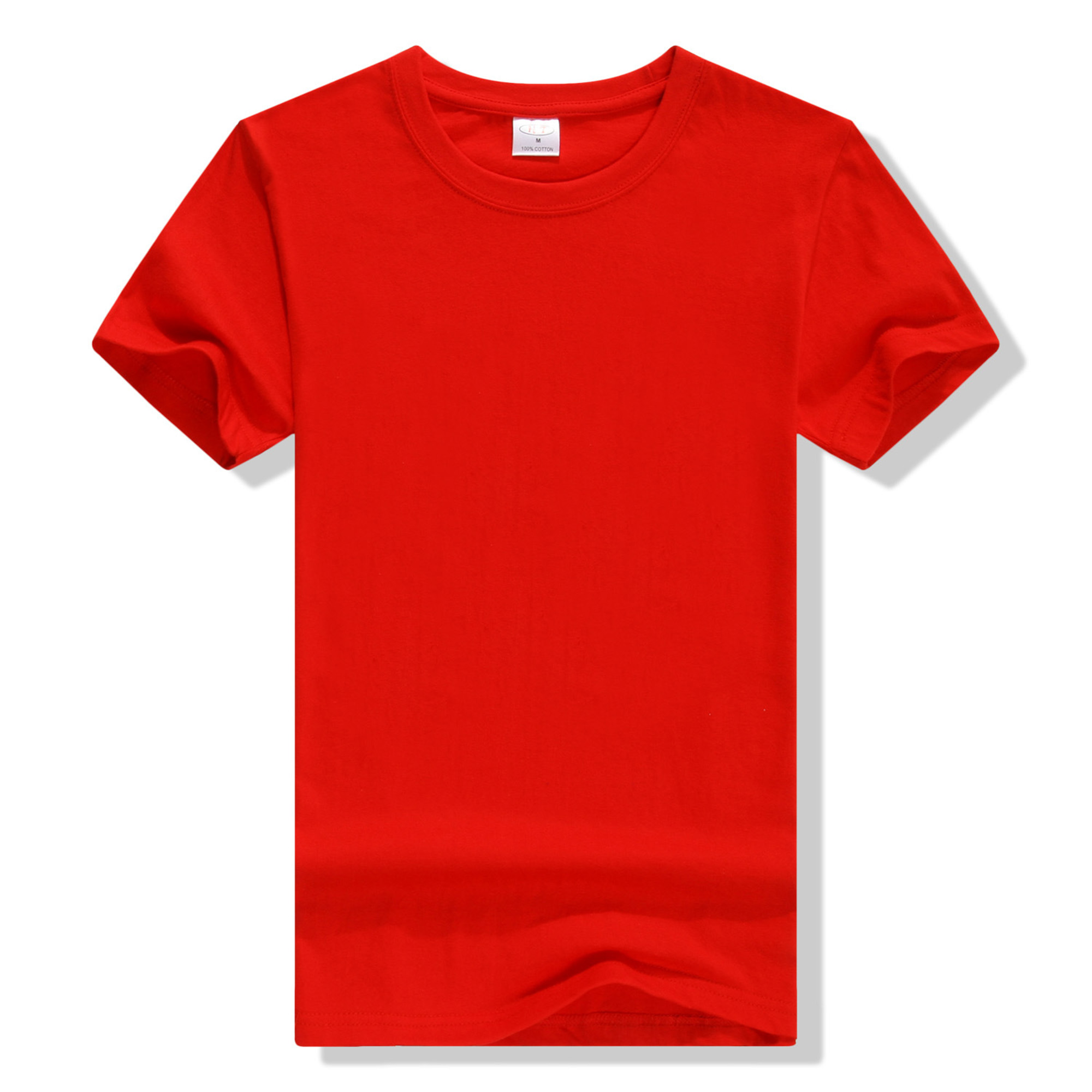 MOQ100 Pure Cotton Round - Neck T - Shirt 12