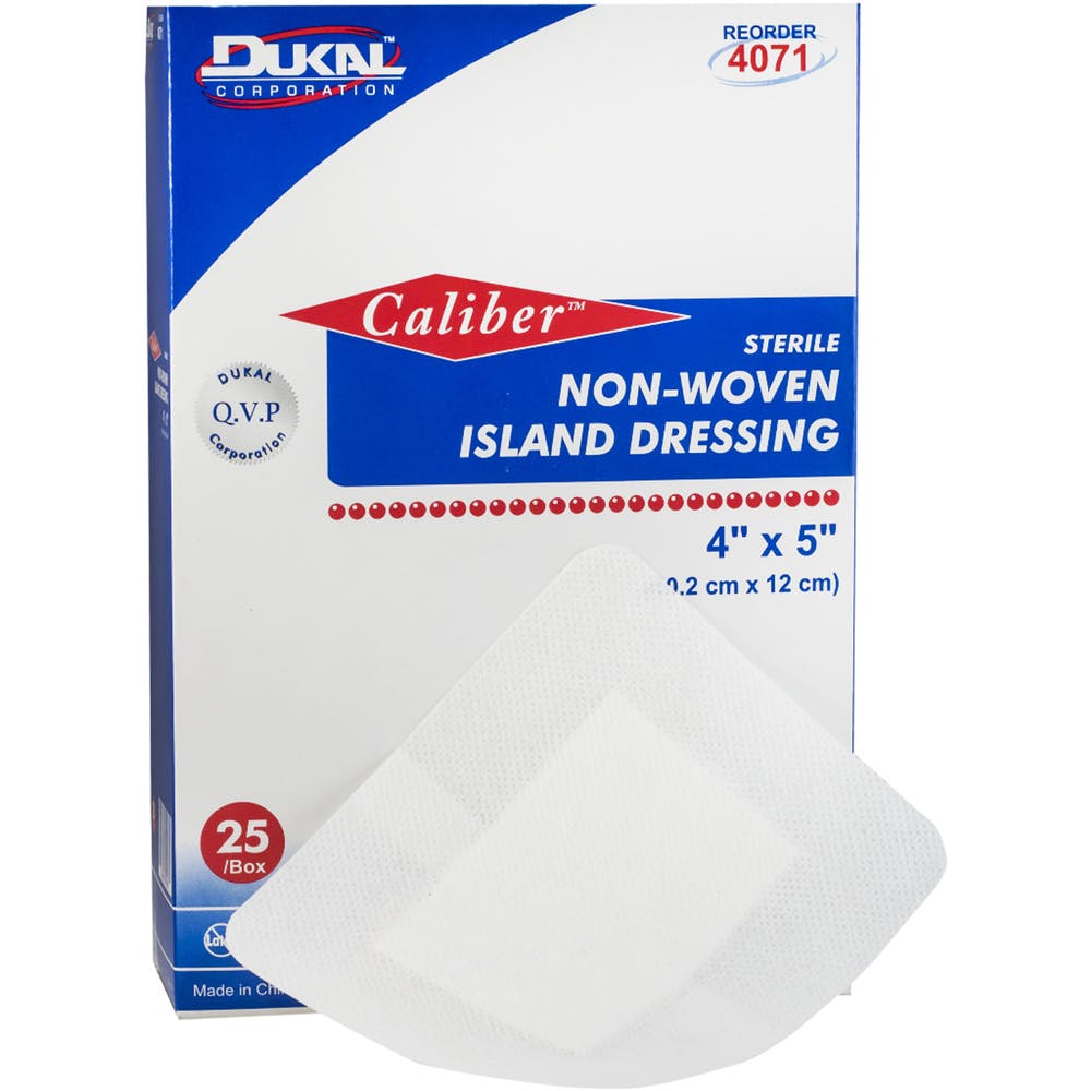 Sterile Island Dressings - Non-Woven 4" x 5" 25 Count 1