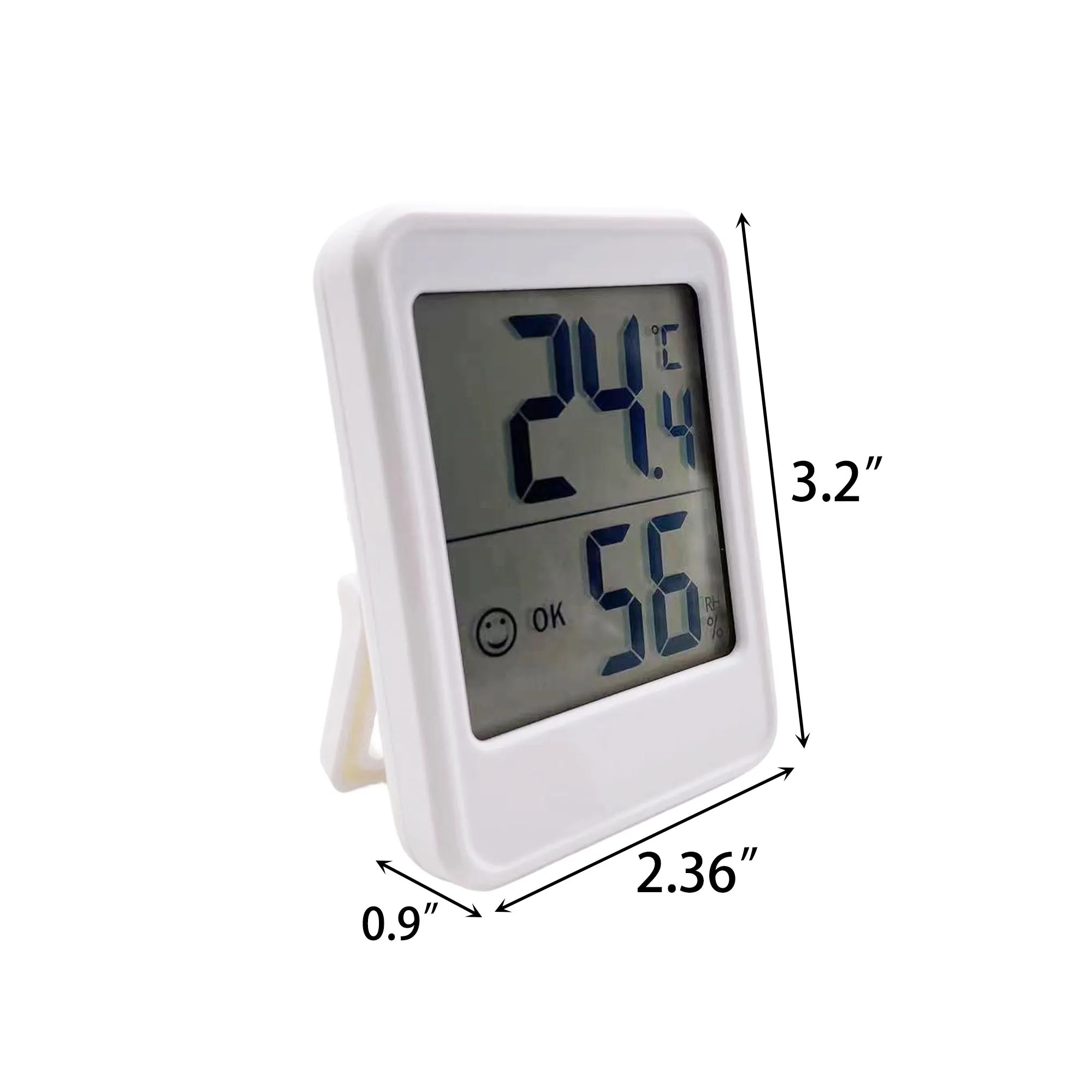 MOQ100 Fahrenheit Celsius Humidity Thermometer 2