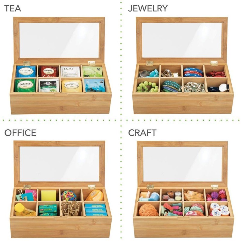 Bamboo Tea Storage Box 3