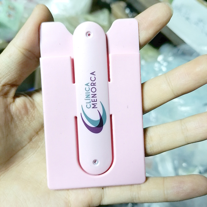 Silicone Card Holder w/Cell Phone Stand 12