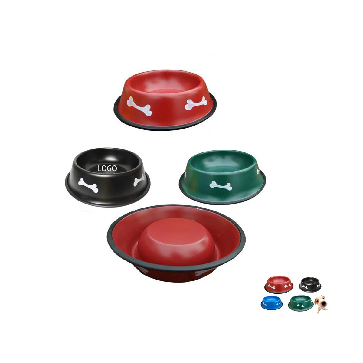 Stoving Varnish Dog Bowls 2