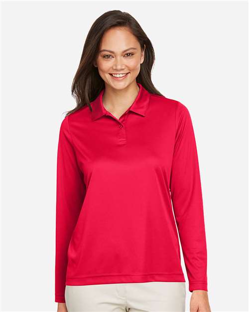 Women's Zone Performance Long Sleeve Polo - TT51LW 38
