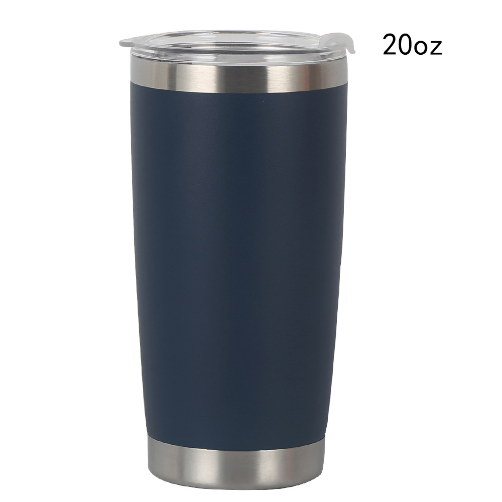 20oz Stainless Steel Vacuum Travel Mug Tumbler w/Lid 8