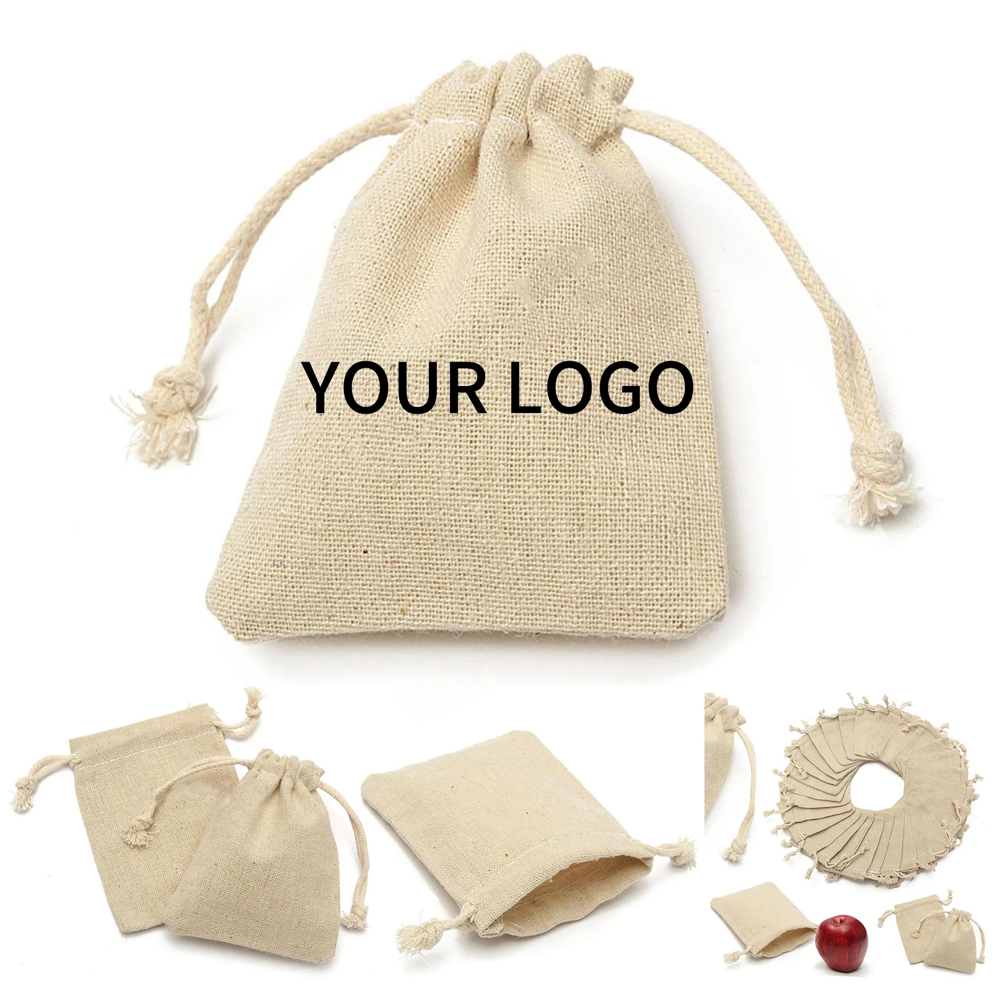Reusable Cotton Pouch for Gifts or Travel 1