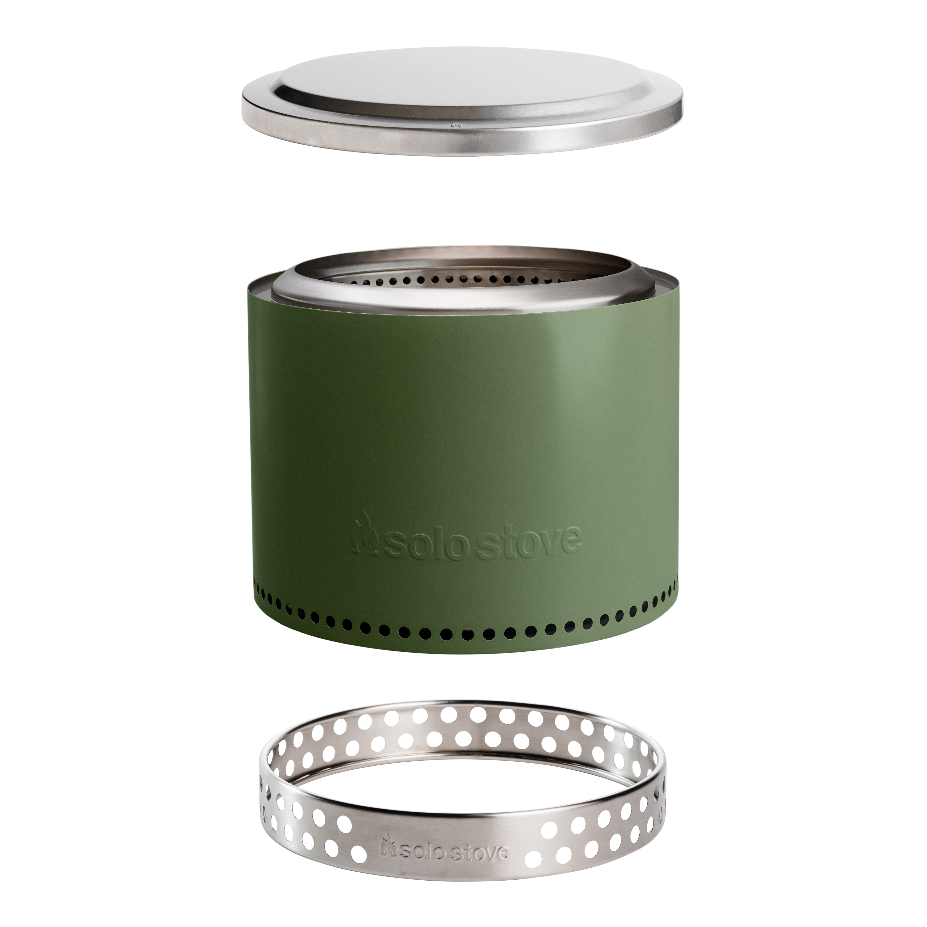 Solo Stove - Bonfire 2.0 Essential Bundle (Deep Olive) 2