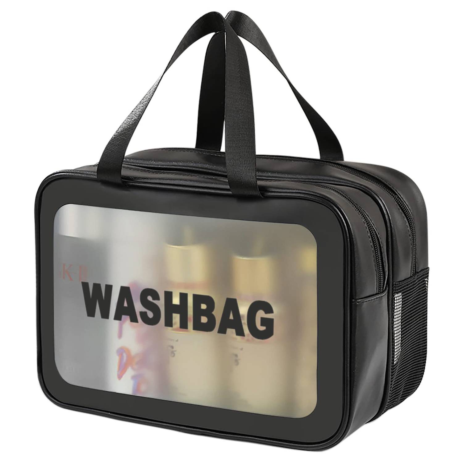 Large Double Compartments Travel Toiletry Bag 16