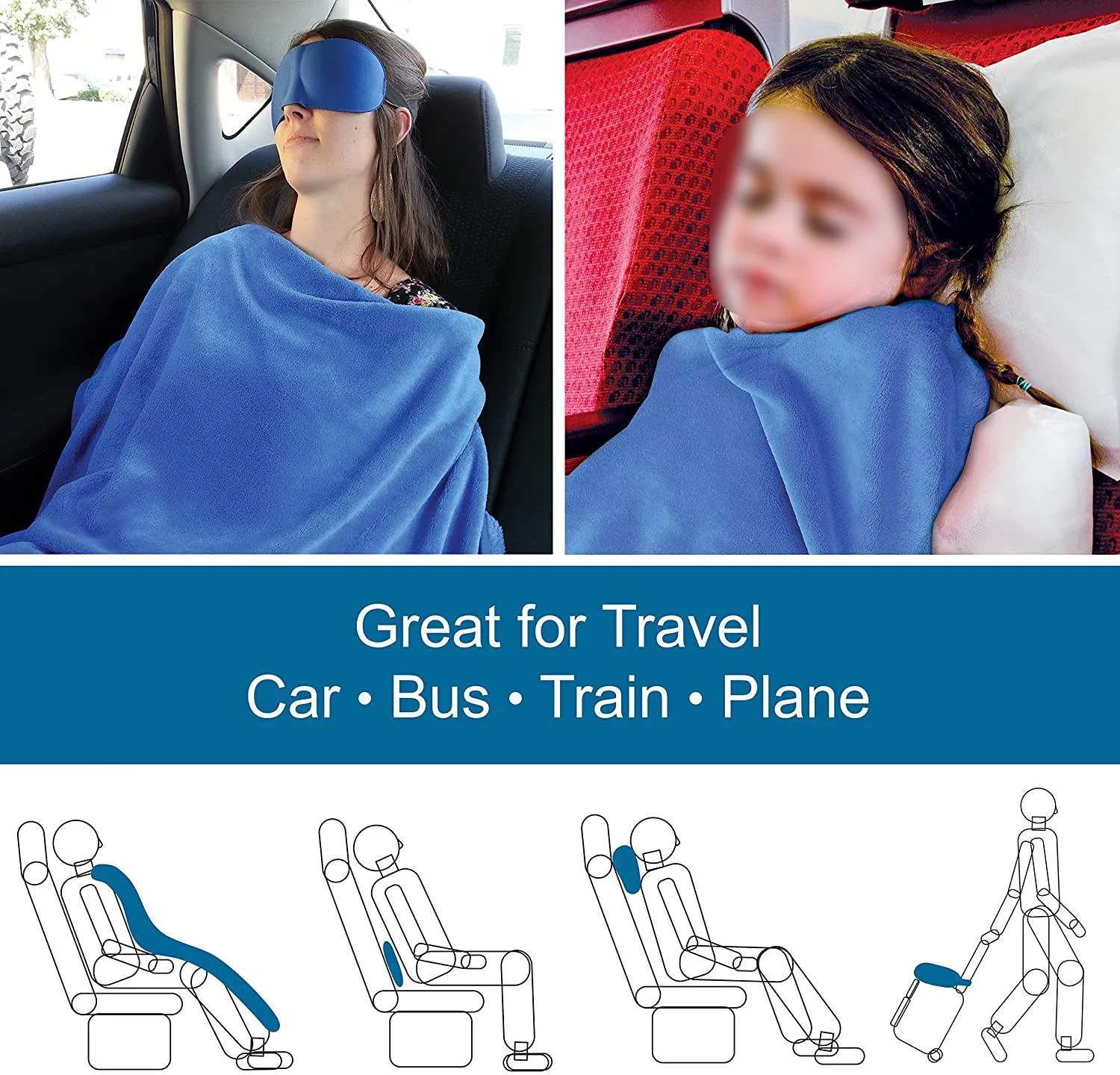 Travel Blanket And Pillow 5