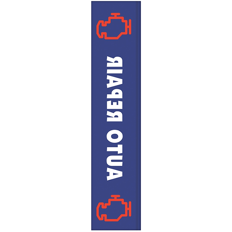 3' x 15' Custom Single Reverse Square Feather Flag 5