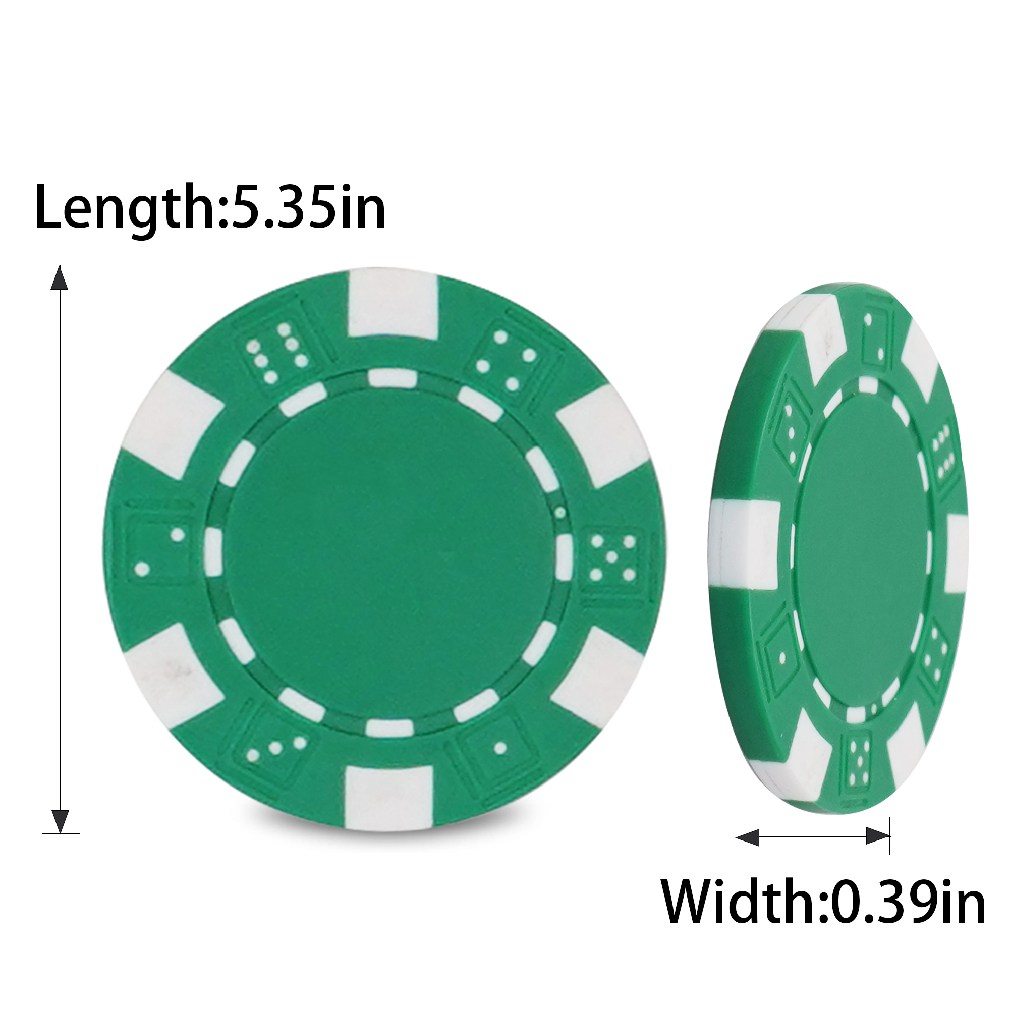 MOQ 100 Pro-Grade 11g ABS Poker Chips 1