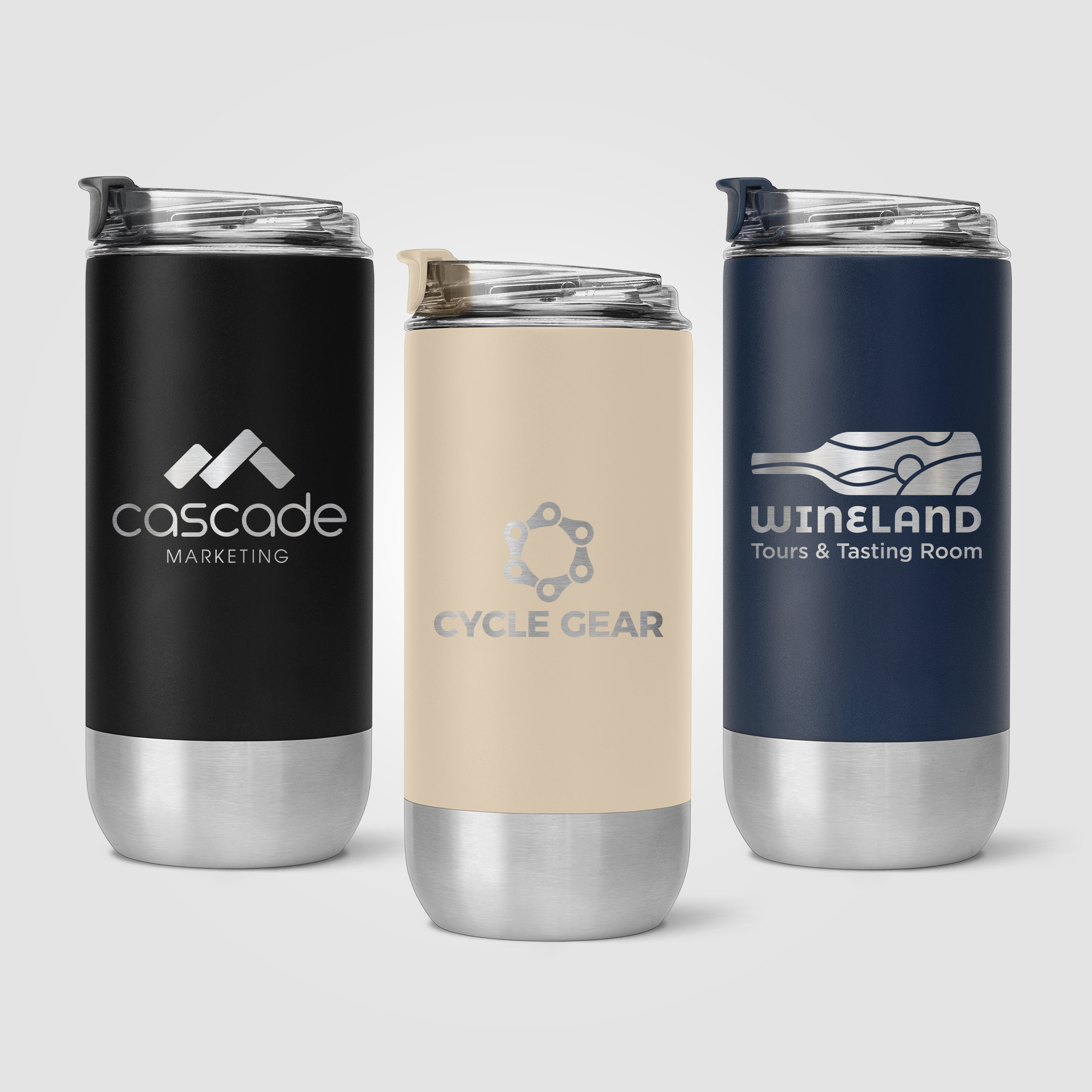 Glacier - 16 oz. Double-Wall Recycled Stainless Steel Tumbler 15