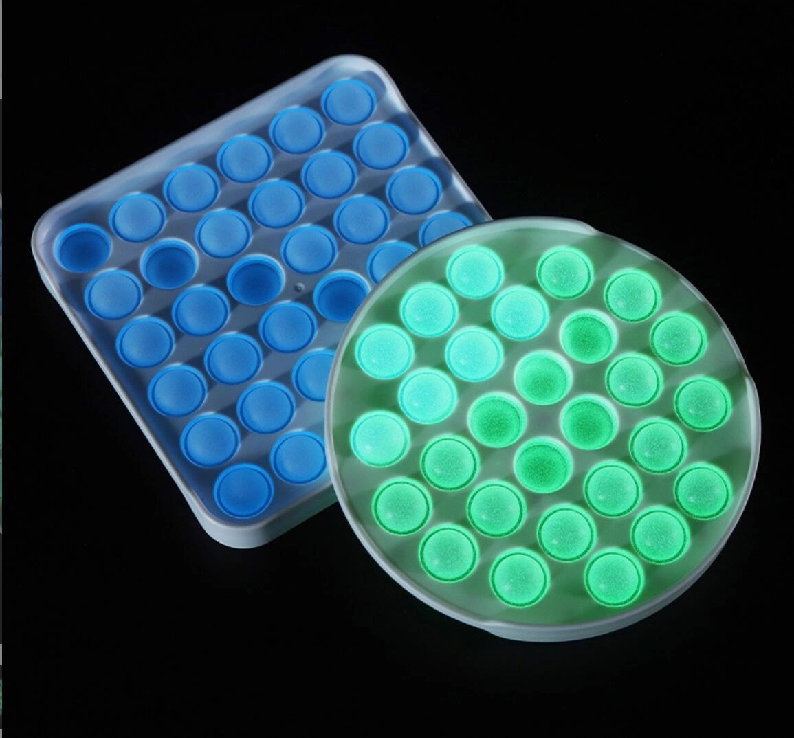 Luminous Round Push Pop Bubble 3