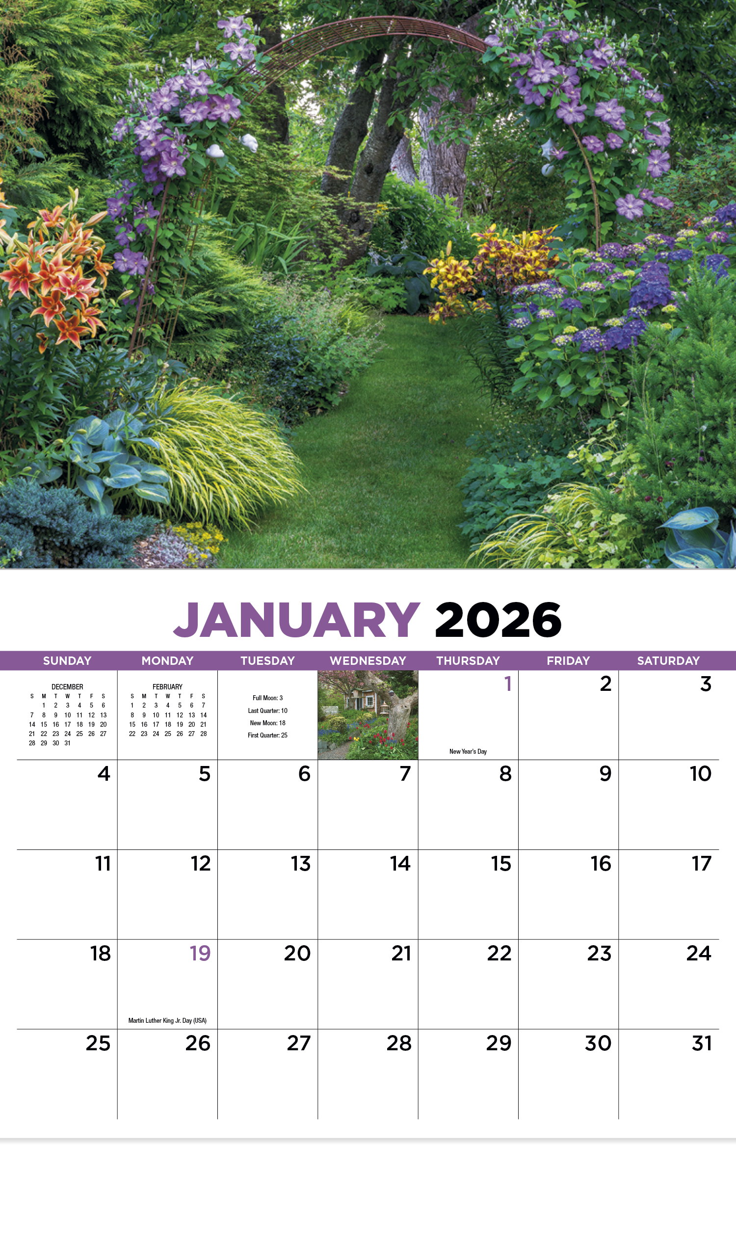 HotLine® Products Gardens Appointment Calendar - Stapled 9
