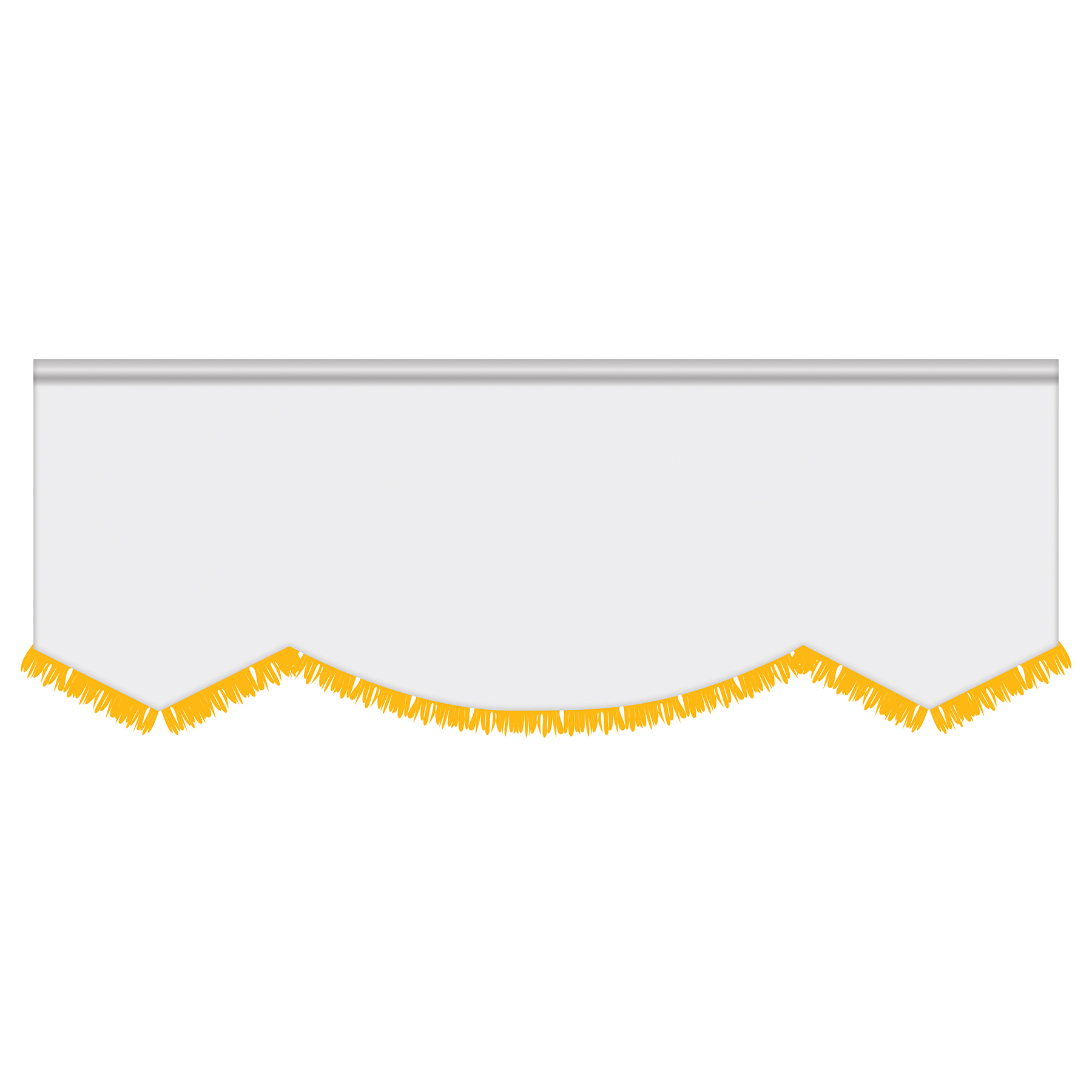2.5' x 8' Parade Lead Banner with Fringe 8