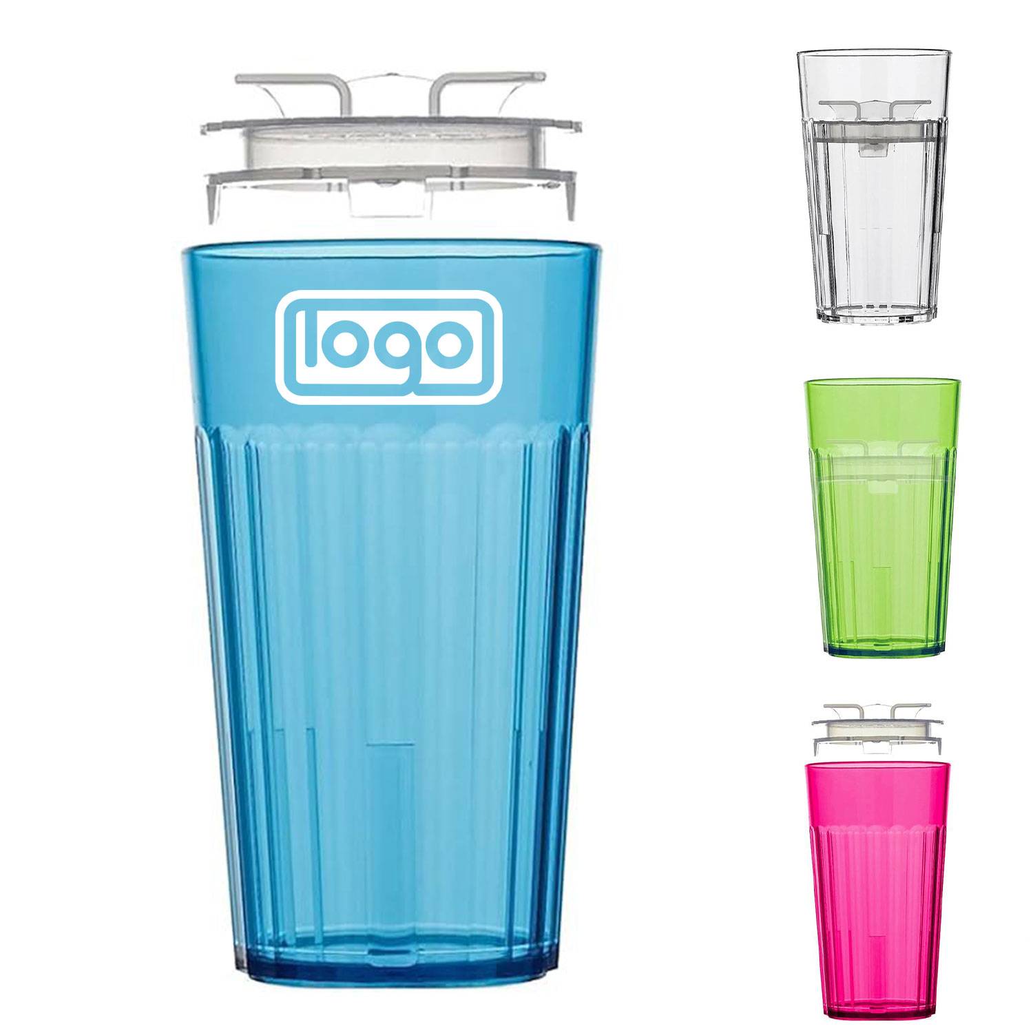 10oz 360° Smart Flow-Control Open-Top Baby Training Cup 2