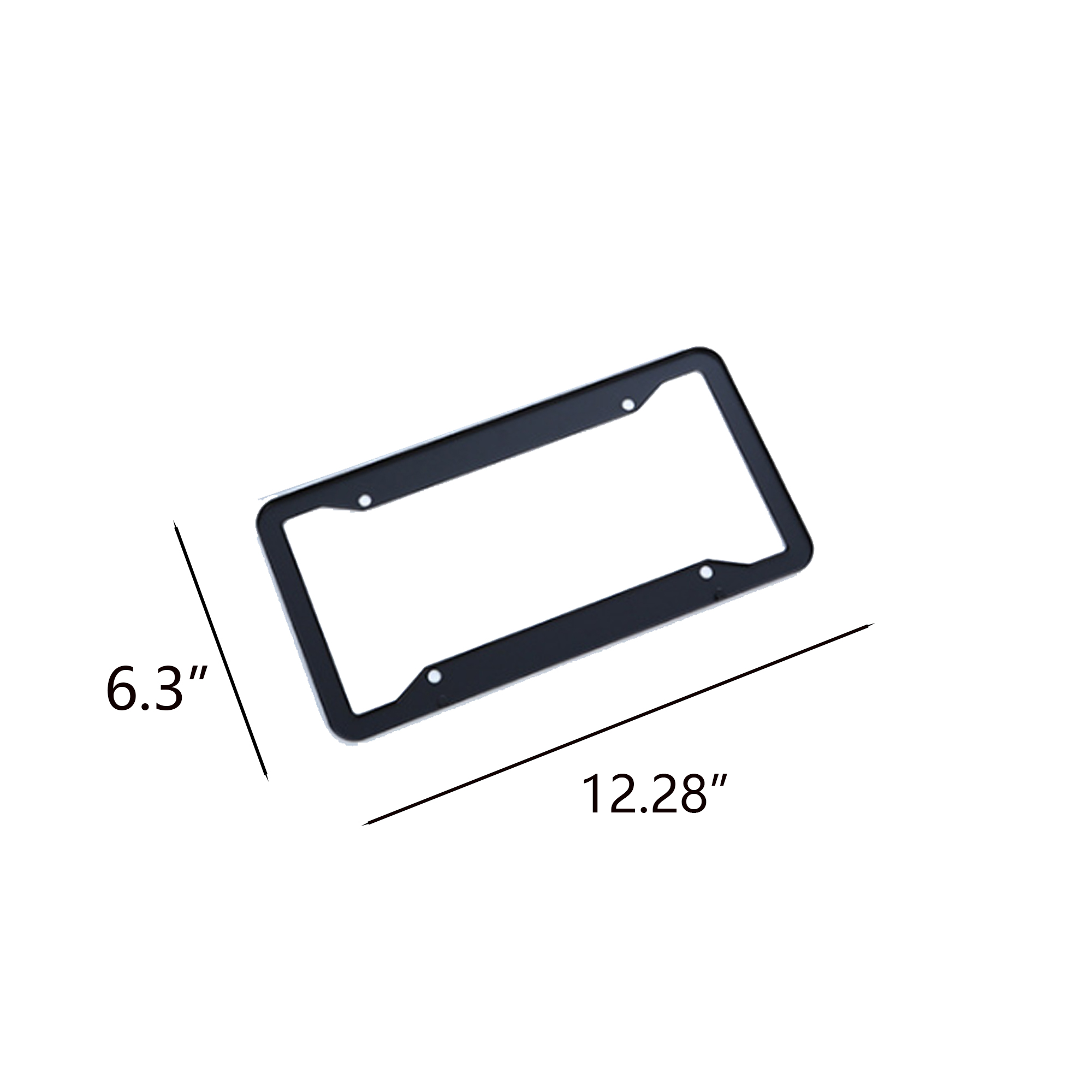 Customizable Car License Plate Frame 2
