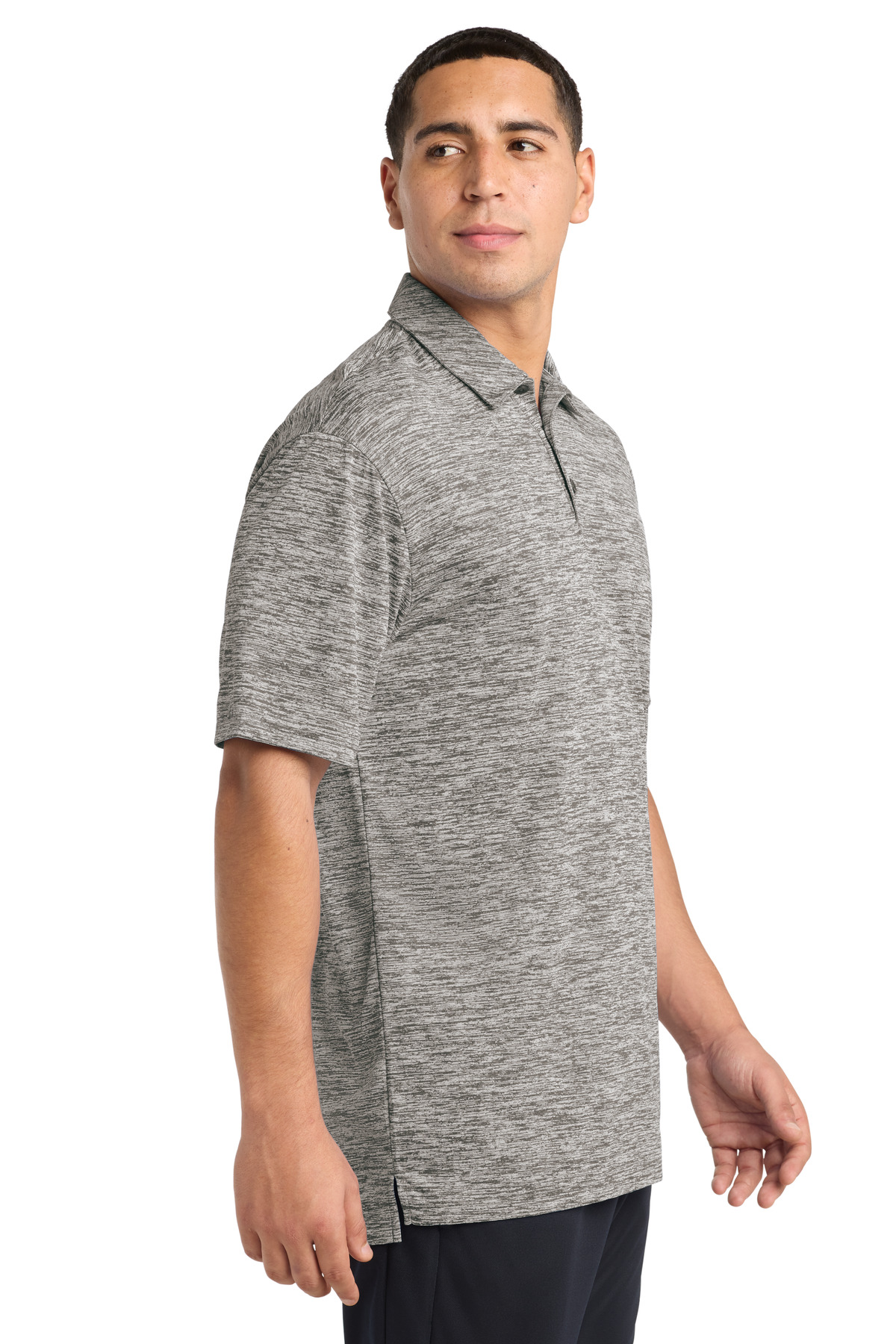 Sport-Tek PosiCharge Electric Heather Polo. ST590 69
