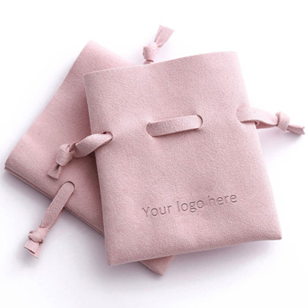Leather Jewelry Drawstring Bag 4