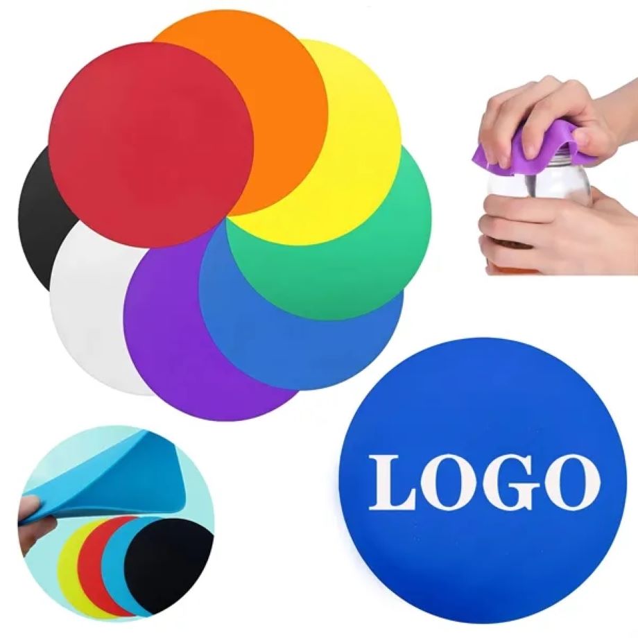 4.9" Silicone Rubber Jar Opener/Gripper Pad/Coaster 3