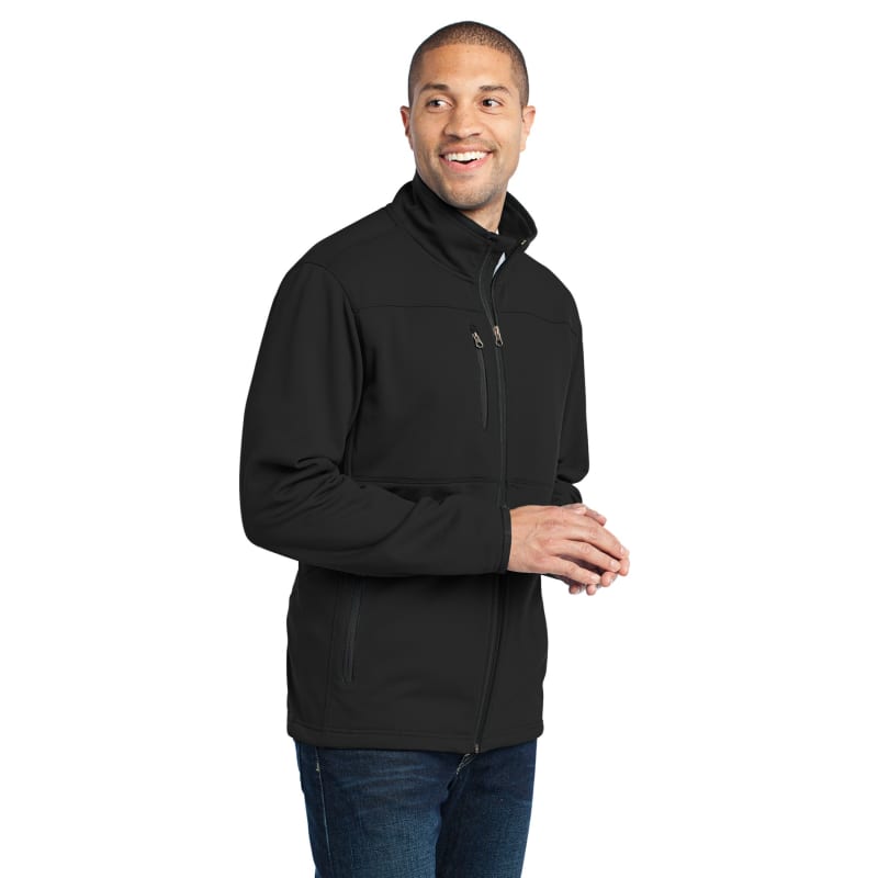 Port Authority Pique Fleece Jacket. 5