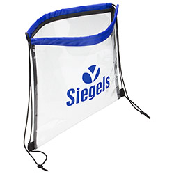 Clear Vinyl Bag with Drawstring 27