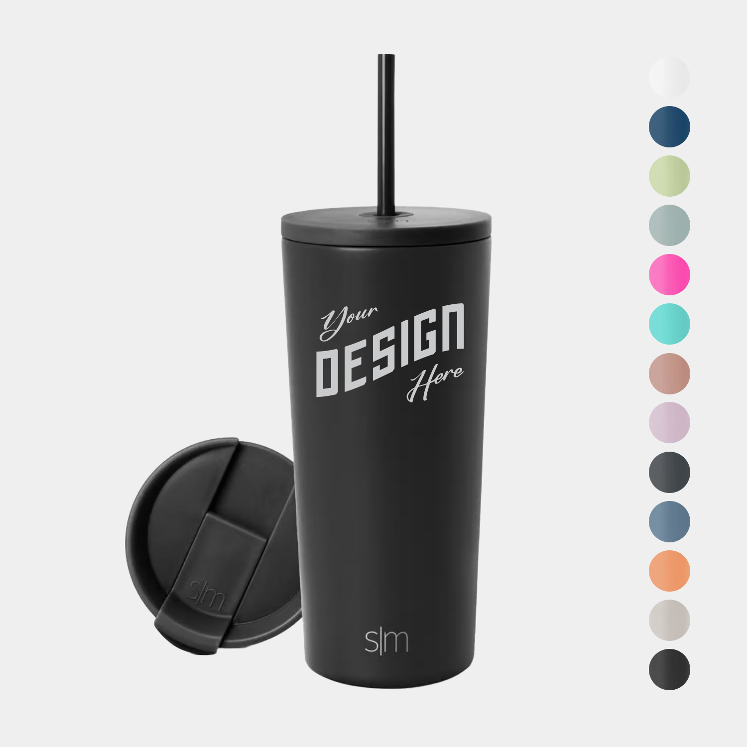 16 oz Simple Modern® Stainless Steel Insulated Classic Tumbler w/ Straw Lid 3