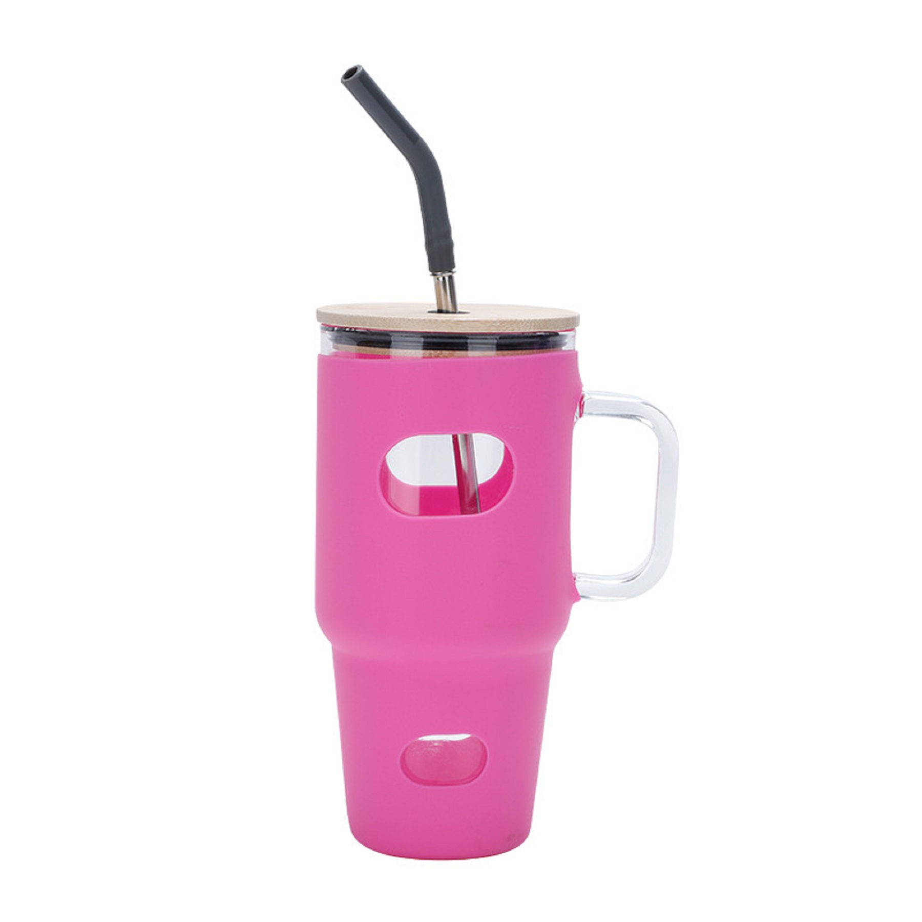 32 oz Iced Coffee Cup with Handle 4