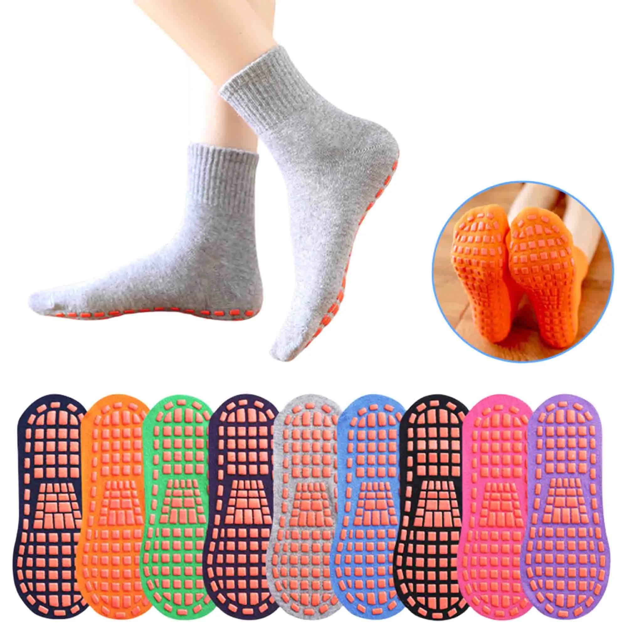 Higher Non-Slip Grip Trampoline Sock 2