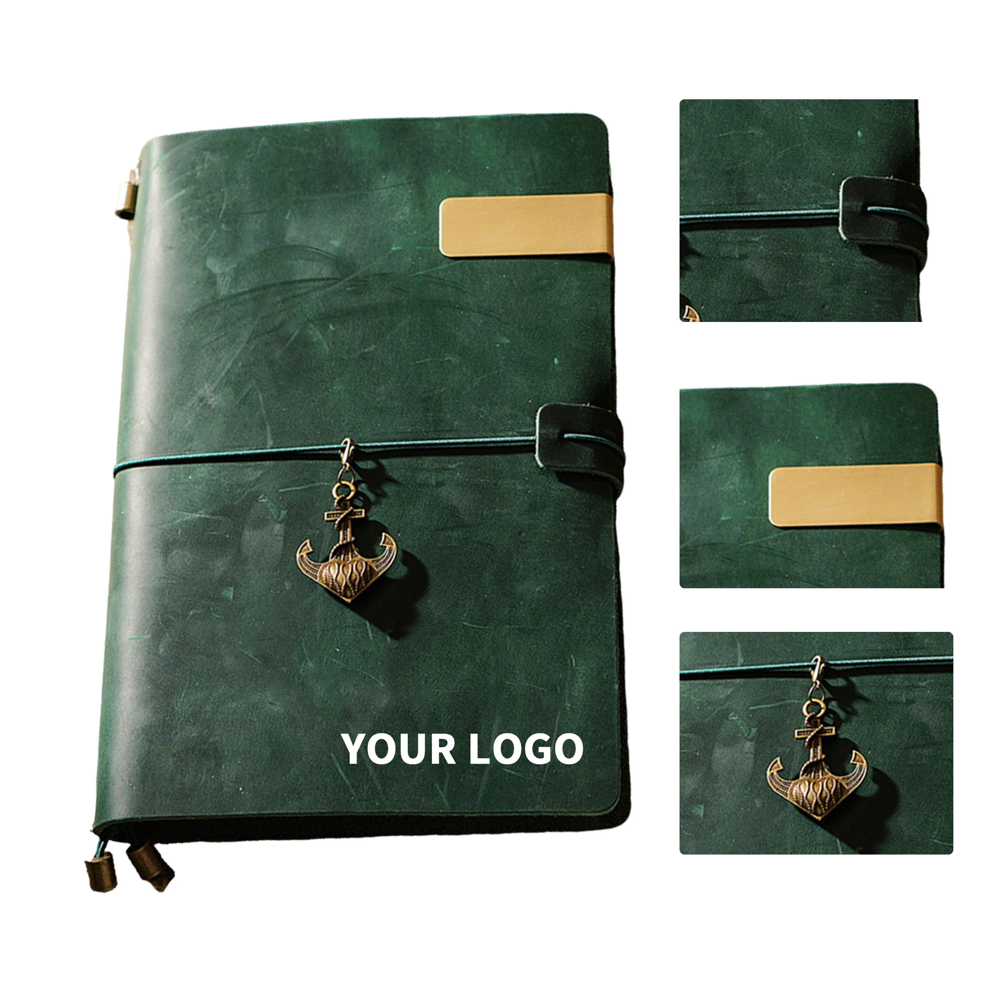 PU Leather Refillable Journal With Kraft Paper 3
