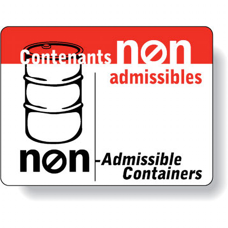 White Matte Block-Out Paper Roll Label Stock Rectangle Shape (1.875"x2.5")