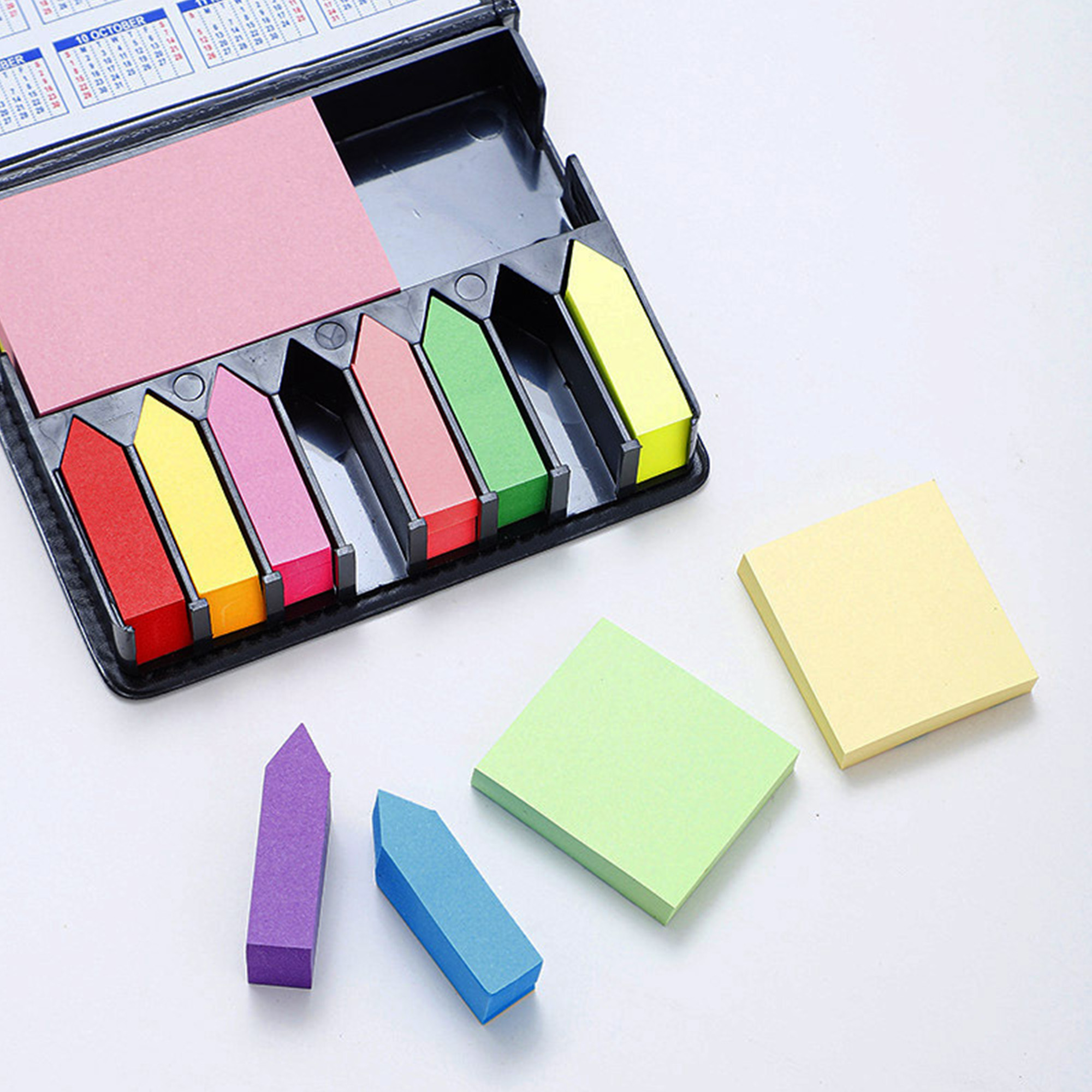 Office Essential Multifunctional Sticky Note Organizer With Customizable Logo And 2026 Calendar 4