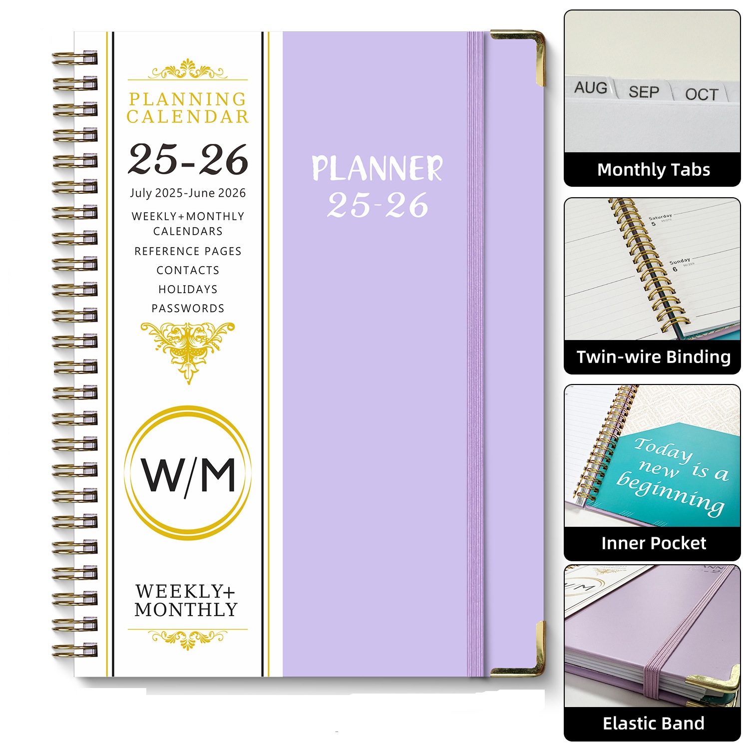 A5 Planner Spiral Notebook For 2026 4
