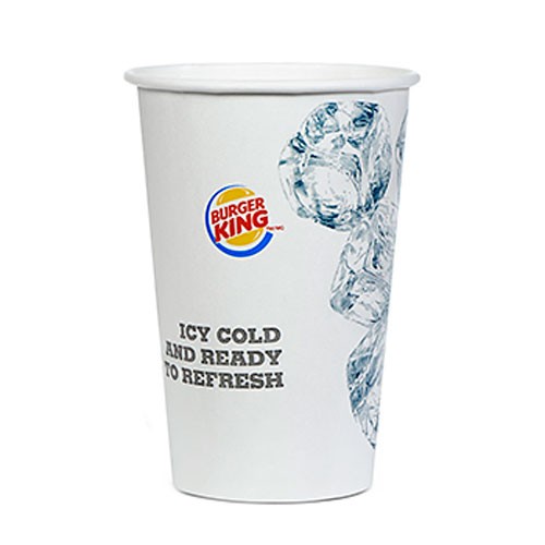 16 oz. Paper Cold Cup - Flexographic printed 2