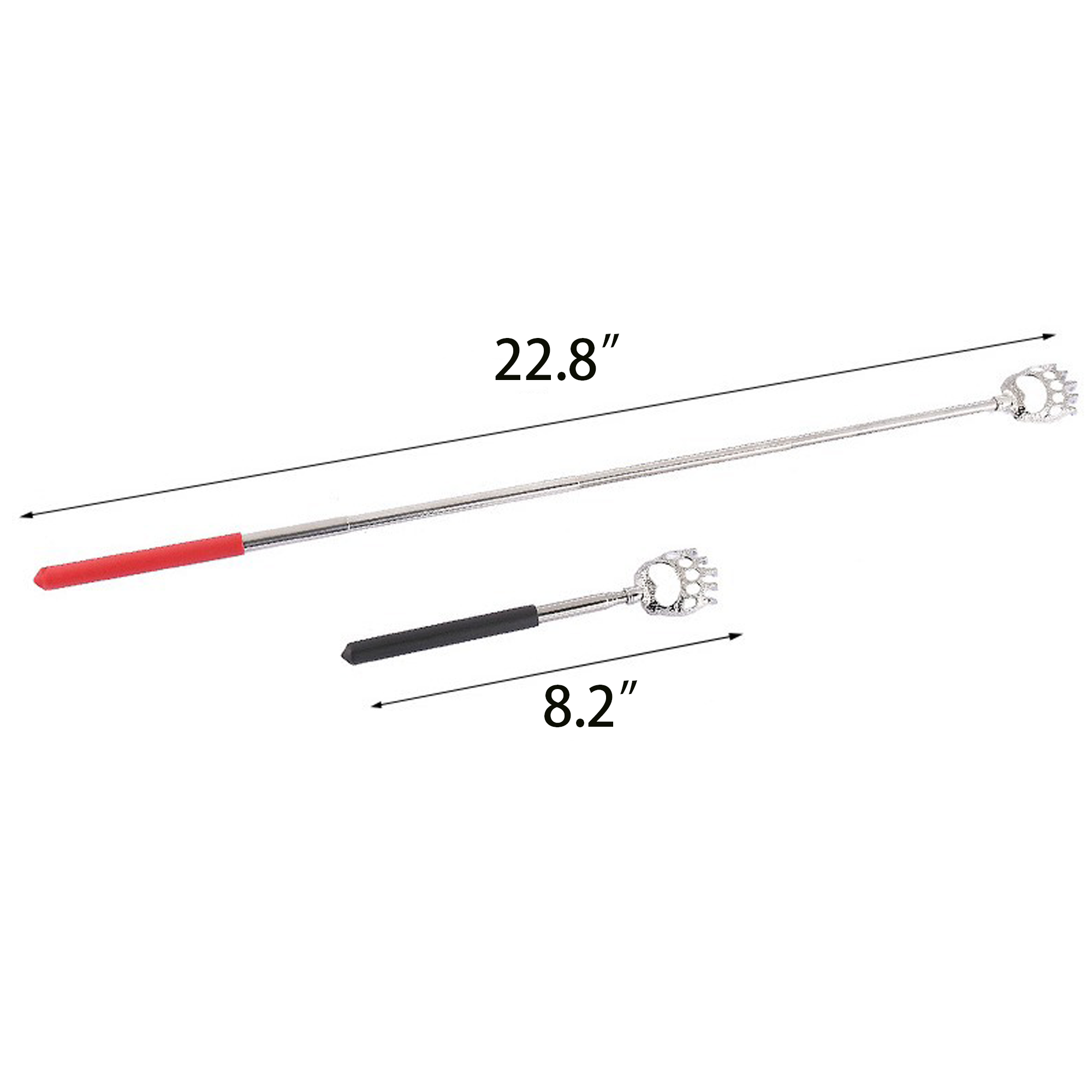 Extendable Stainless Steel Bear Claw Back Scratcher 2