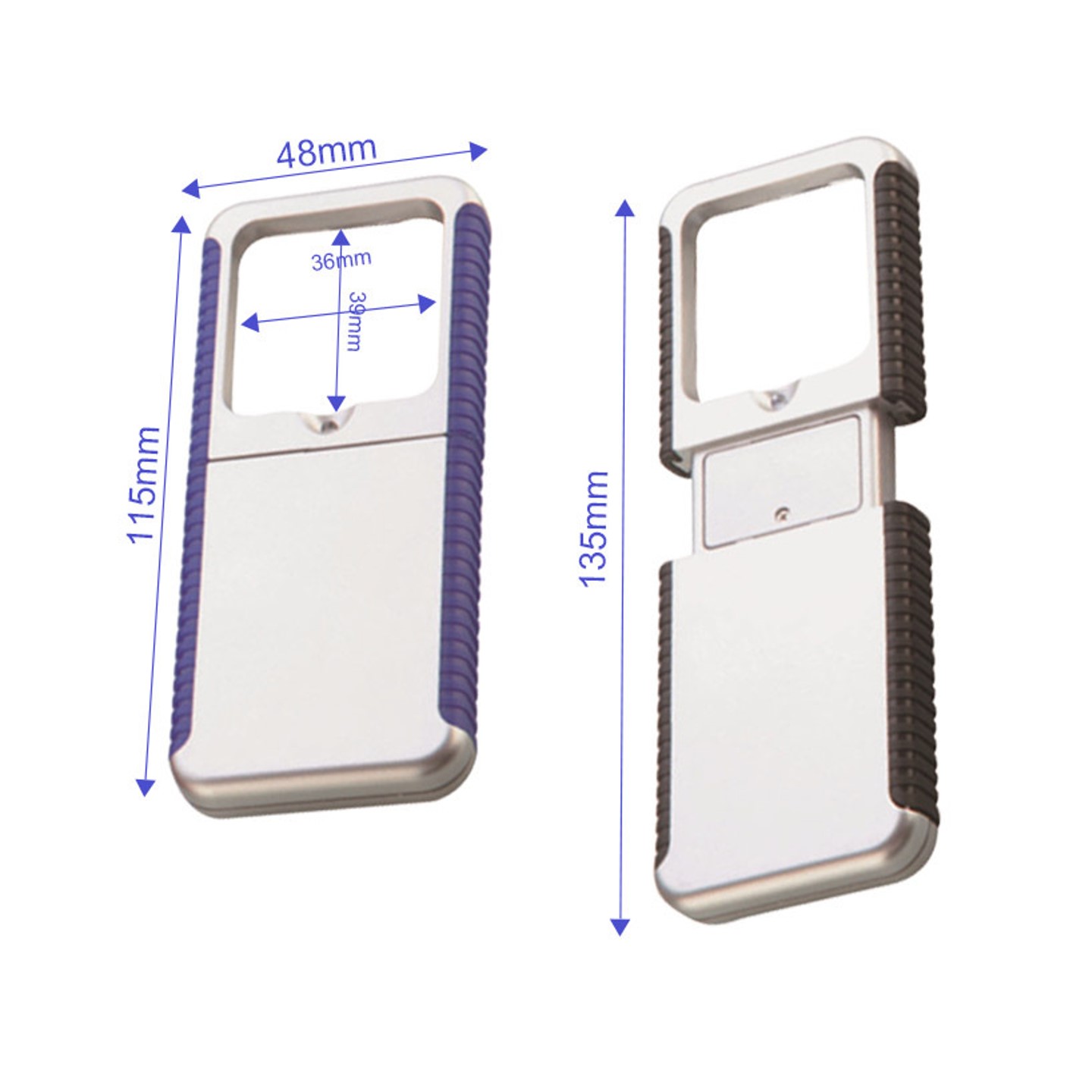 Mini LED Lighted 5X Magnifier 4