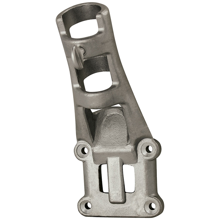 30 Degree Silver Stainless Steel Bracket for 1" Flagpole 2