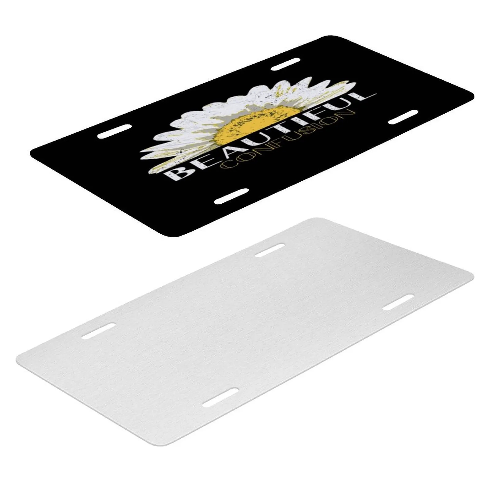 Custom Full Color Aluminum License Plate Durable Weatherproof 12x6 Inches 4