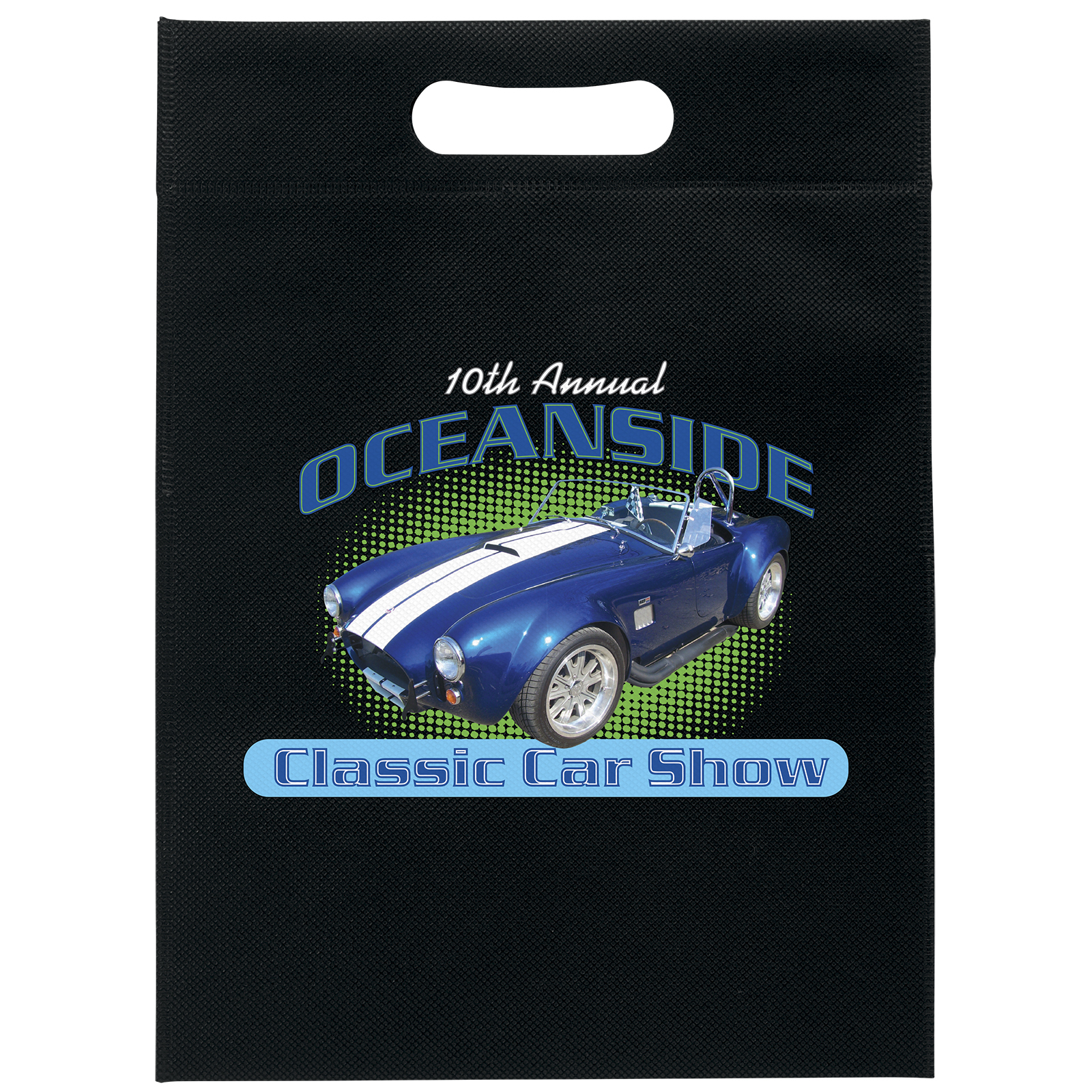 10W x 14H - Non-Woven Die Cut Bag -ColorVista