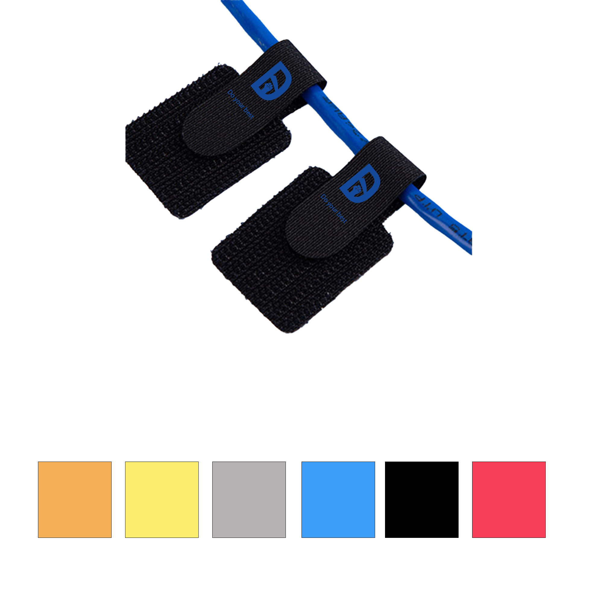 Blend Cable Ties With Adhesive hook and loop 3